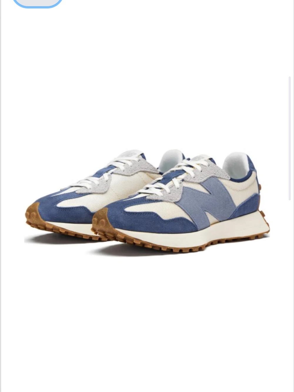 New Balance 327 Retro Runner Sneakers Vintage Indigo Arctic Gray 13